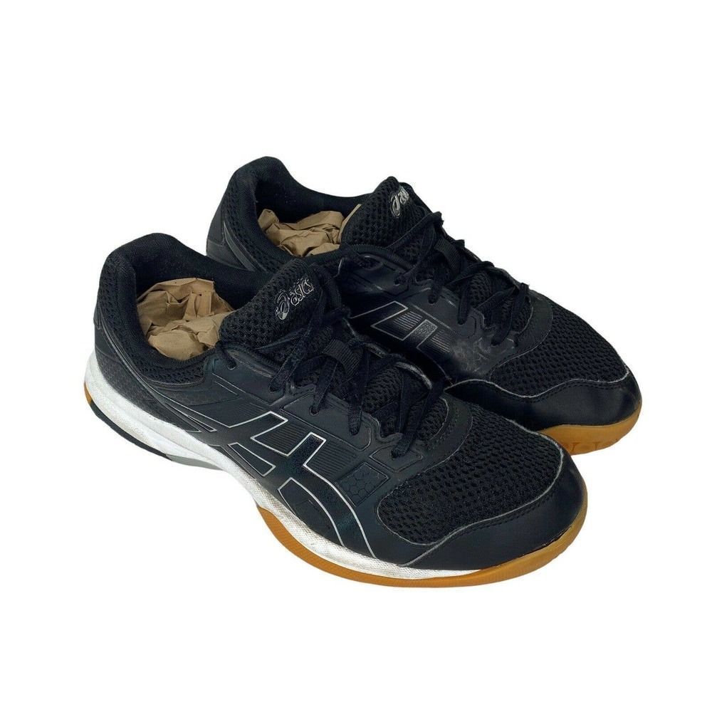 Asics Gel Rocket 8 Volleyball Shoes Women's 9 Black White Gym Sneakers F920518
